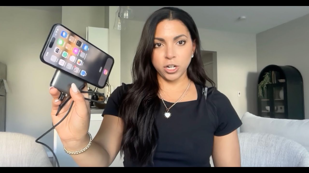 Testing a Power Bank for My Iphone! I LISEN Ultra Slim MagSafe Power Bank for Iphone Review