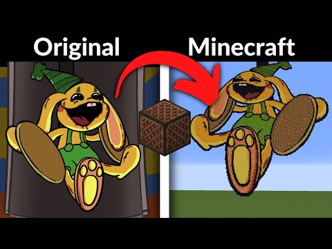 FNF Vs Bunzo Bunny | Original Vs Minecraft Note Block | Musical Memory | Poppy Playtime 2