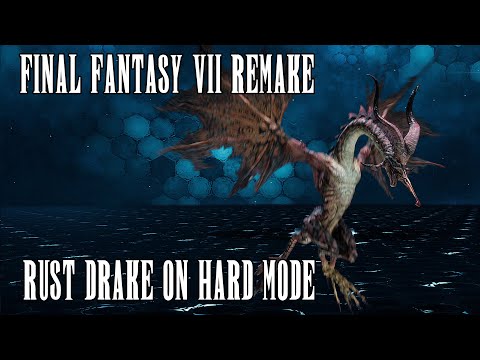 RUST DRAKE Boss on HARD MODE - Final Fantasy 7 REMAKE in 4K