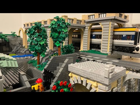 Ein weiteres Tunnelportal(1)Folge 69 Lego Klemmbaustein Stadt Baustein