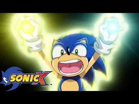 Sonic X | Sonic defeats Eggman with the power of chaos emeralds