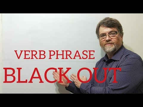 英語家庭教師ニックP動詞句(140) ブラックアウト (English Tutor Nick P Verb Phrase (140) Black Out)