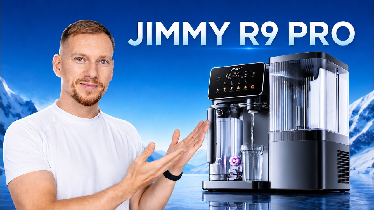JIMMY R9 Pro Review: Kaltes, heißes & gefiltertes Wasser auf Knopfdruck - Benedikt Keck Longevity Video (10:12)