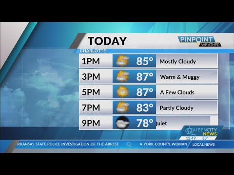 Tuesday, August 23, Midday Weather Update