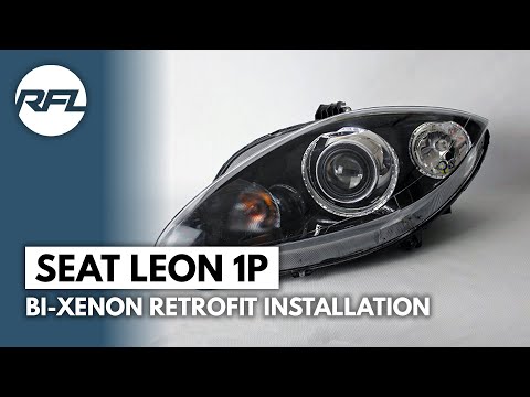 Seat Leon 1P 2005-2009 | Bi-Xenon HID Mini H1 Headlight projector Upgrade installation