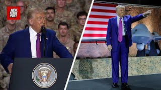 Trump addresses military troops at Al Udeid Air Base