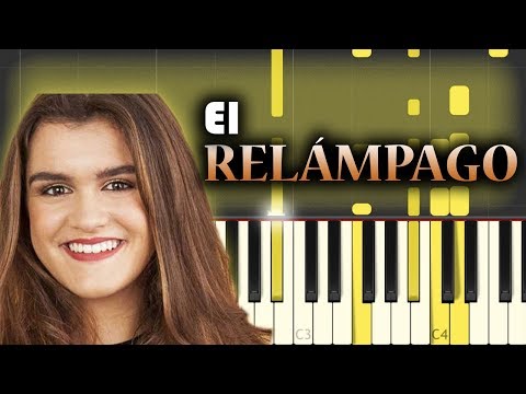 Amaia - El Relámpago | Piano Tutorial / Cover Video