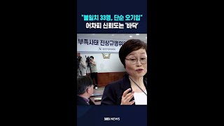 "불일치 33명, 단순 잘못 기재" #shorts