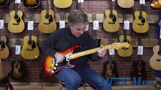 Video thumbnail for Fender Rarities Flame Ash Top Stratocaster - DEMO by Manchester Music Mill