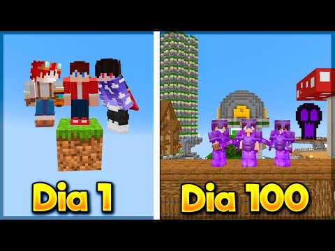 Sobrevivi 100 dias em 1 bloco EM TRIO - O FILME @Apuhzeetus @Lggjotinha