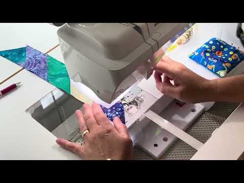 Dazzling Diamonds Lone Star Quilt made with the Creative Grids 45° Diamond Dimensions ruler