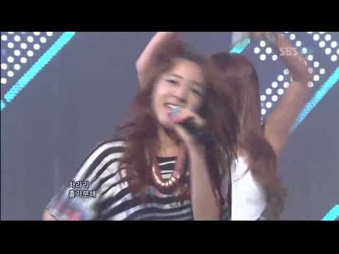 090726 2NE1 I Don't Care @ SBS Inkigayo {HD!}