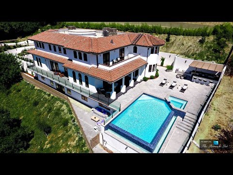 World-Class $7 Million 9,000 SQ FT Modern Mediterranean Home in Sherman Oaks LA California USA