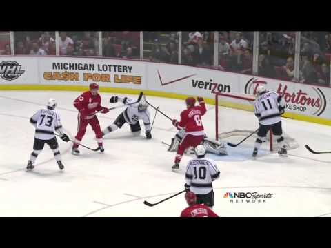Pavel Datsyuk backhand goal 1-1 April 24 2013 LA Kings vs Detroit Red Wings NHL Hockey