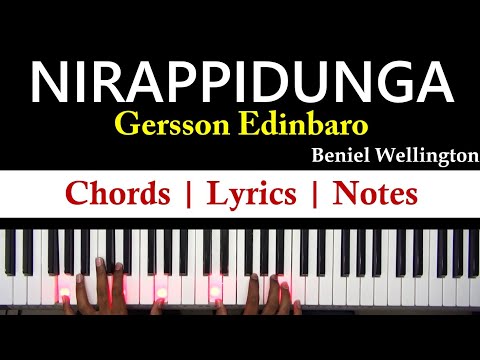 Nirappidunga - Gersson Edinbaro | Tamil Christian Song | Keyboard Chords, Notes with Lyrics
