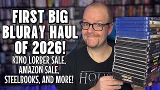 My First BIG Bluray Haul Of 2026! | Kino Lorber Sale, STEELBOOKS, And Random Pickups!