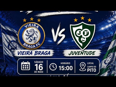 VIEIRA BRAGA x JUVENTUDE (1° Tempo) 2° Copa SEBASTIÃO RAIMUNDO #futebol #aperibe #rj 