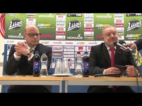 07.01.2015 Lukko - Ässät: Pressitilaisuus