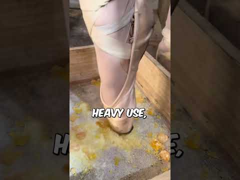 Why Ballet Dancers Destroy Their Shoes #shorts