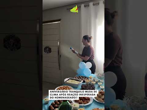 Festa em família rende cena que fez todo mundo cair na risada!! #viral