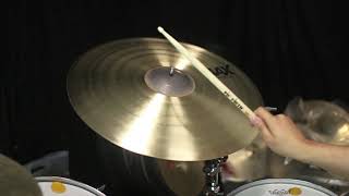 Video thumbnail for Sabian 21" AAX Raw Bell Dry Ride - 3149g by The Drum Shop - Portland, Maine