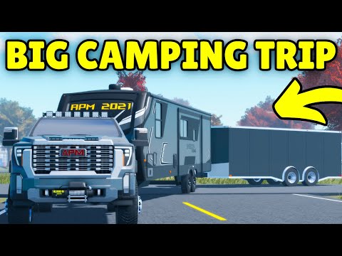 I Went on the BIGGEST Camping Trip in APM | Roblox American Plains Mudding