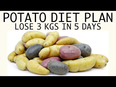 Potato Diet : 5 Day Plan | Potato Diet For Weight Loss In Hindi | Lose 3 Kgs In 5 Days Video