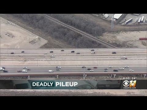 After Over A Day Of Cleaning And Repairing, I-35W In Fort Worth Reopens After Deadly Pileup
