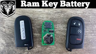 How To Change A Dodge Ram Remote Fob Smart Key Battery 2013 - 2018 DIY Remove Replace Tutorial