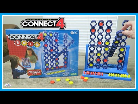 CONNECT 4 SPIN To Win Hasbro Game Review