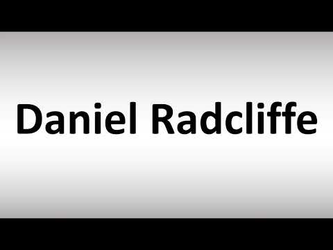 How to Pronounce Daniel Radcliffe