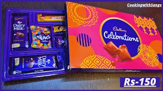Cadberry Celebration 150 rs pack unboxing||review in Hindi|CookingwithSangs