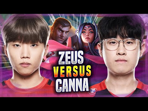 ZEUS vs CANNA! - T1 Zeus Plays Irelia TOP vs NS Canna Jayce! | Season 2022