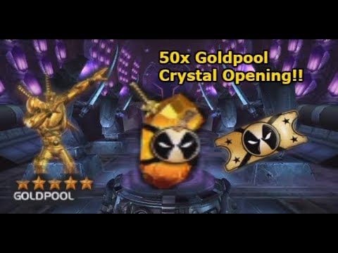 50x Goldpool Crystals!! | Marvel Contest Of Champions