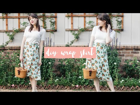 DIY Wrap Skirt: Pattern Making & Sewing Tutorial