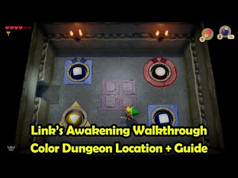 Color Dungeon Location + Walkthrough - The Legend of Zelda: Link's Awakening (Switch)