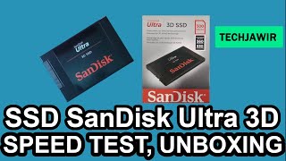 SSD SanDisk Ultra 3D Speed Test, Benchmark, Copy Test