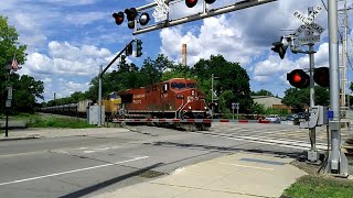 preview picture of video '[HD] CSX K? Denatured Alcohol Eastbound On West Shore - Fairport NY'