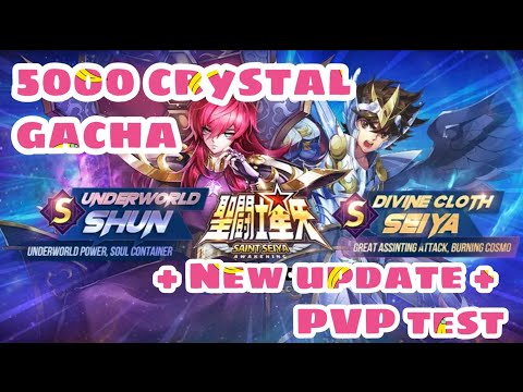 GACHA 50 SH HADES SHUN & GCS + NEW UPDATE ( PVP BATTLE) | Saint Seiya Saint Seiya