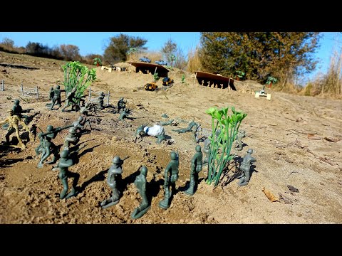 Army Men:Seige of the sand camp (plastic army men #stopmotion)