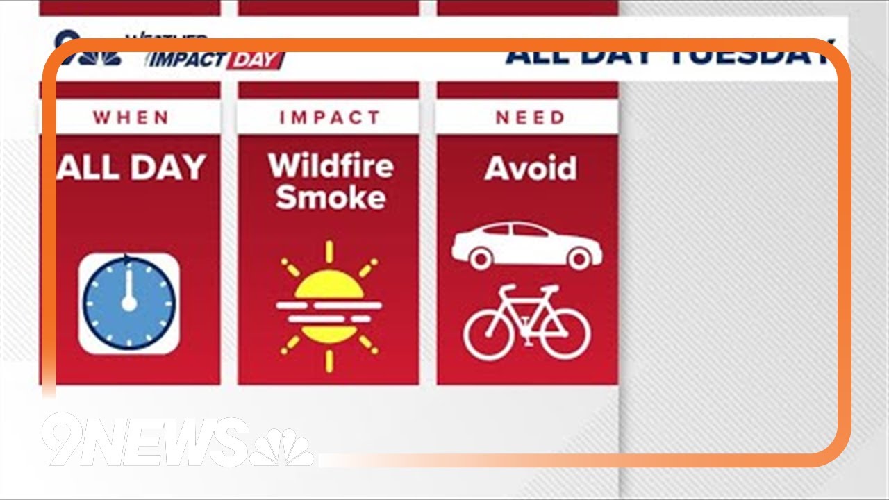9NEWS Weather Impact Day: Wildfire smoke lingers over Colorado