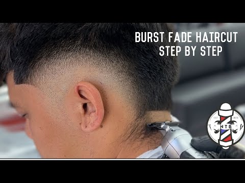 Burst Fade Combover Barber Tutorial