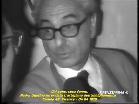 Chi sono, cosa fanno. Padre Ugolino intervista l'artigiano Rolando Bettarini. Canale 48. Firenze '79