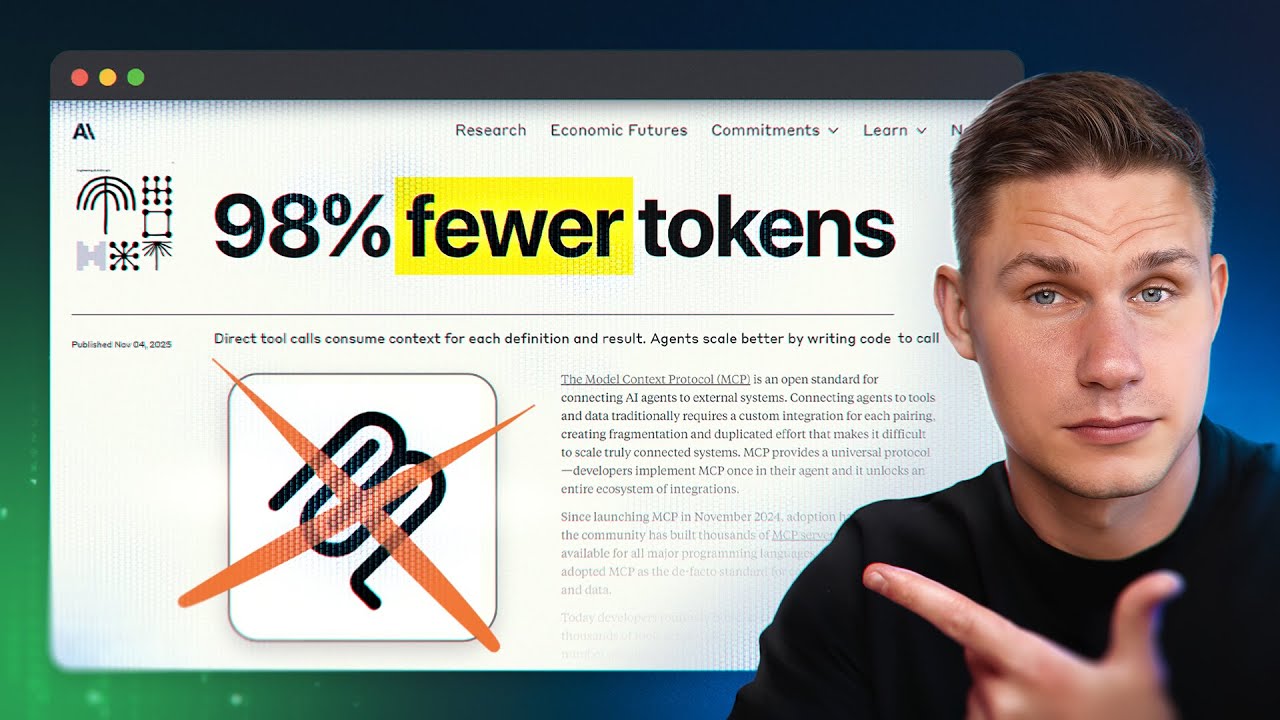 Thumbnail for The End of MCP for AI Agents? Why Code Execution is Better