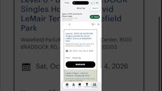 Tennis APP for USTA Player