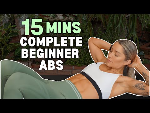 15 Min complete BEGINNER ABS (Vocal Instructions) no equipment | NO REPEATS
