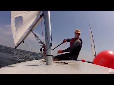 Laser Sailing - Leeward Mark Rounding [HD]