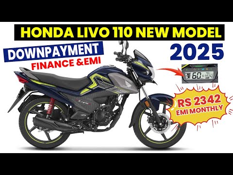 Honda Livo 2025 Model Downpayment & EMI || Complete Loan Process Honda Livo 110cc New Metter