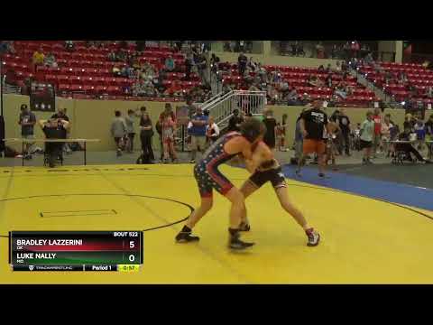 97 Lbs Cons. Semi - Bradley Lazzerini, OK Vs Luke Nally, MO 6854