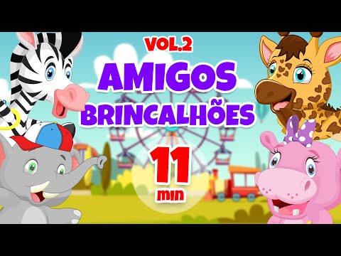 Amigos Brincalhões Vol.2 - Giramille 11 min | Desenho Animado Musical